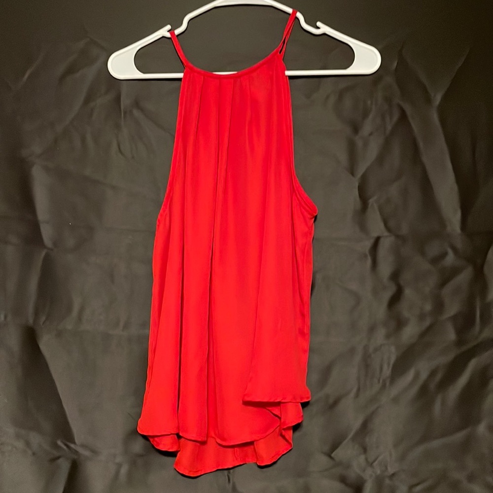 Red tank top